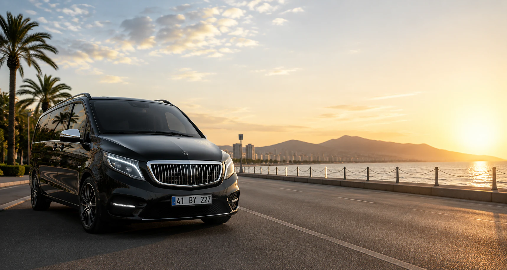 İzmir Havalimanı Transfer - Ütopia VIP transfer hero görseli